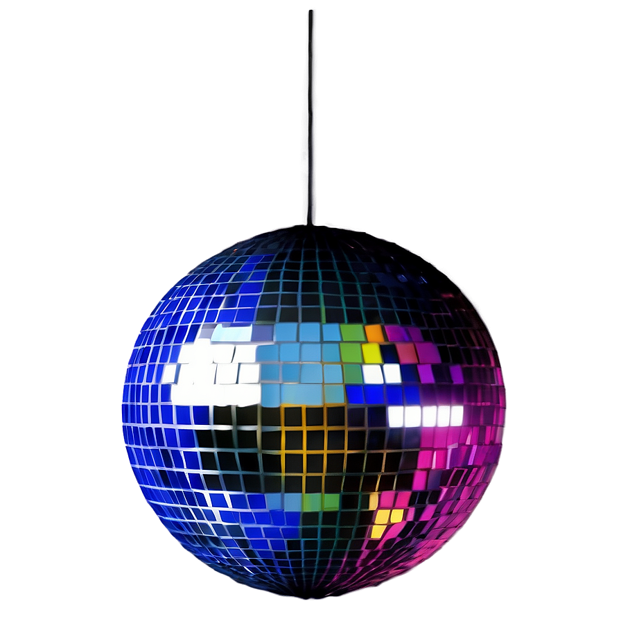 Shimmering Disco Ball PNG