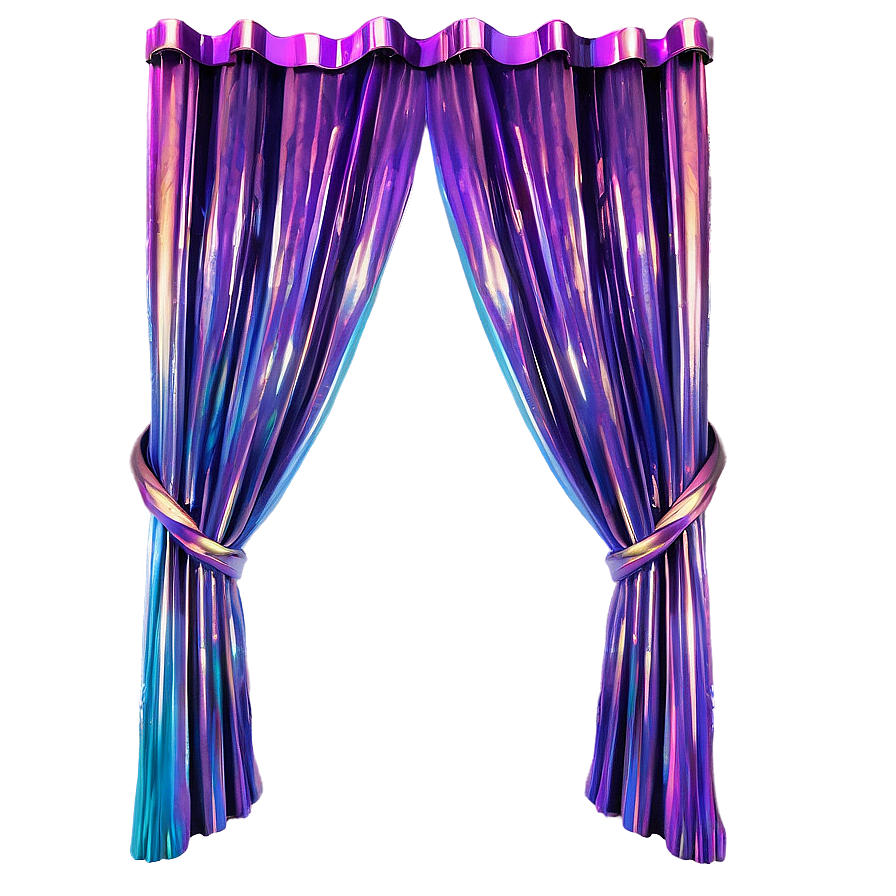 Shimmering Disco Curtains Png 06202024 PNG