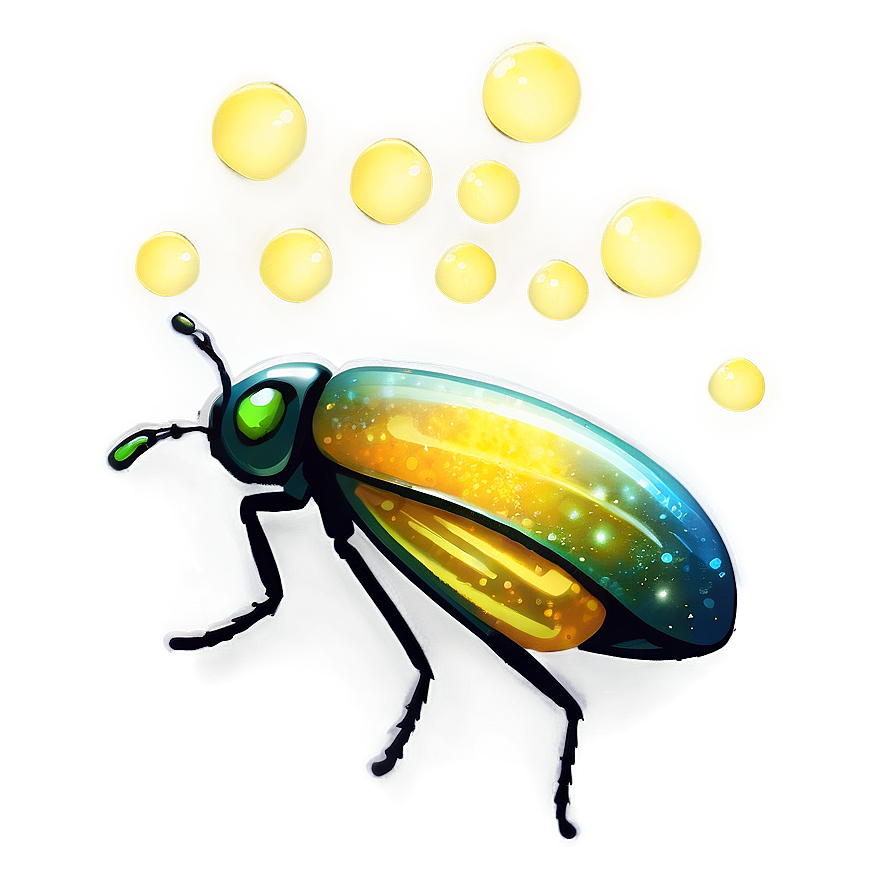 Shimmering Fireflies Png 4 PNG