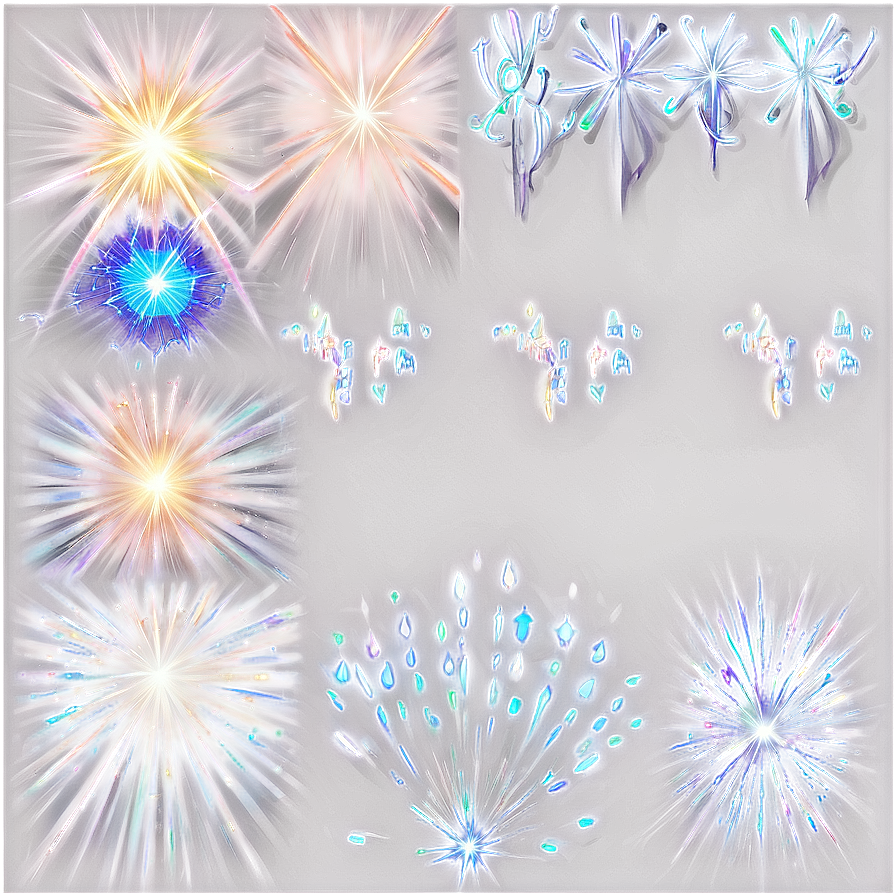 Shimmering Light Burst Png 06262024 PNG