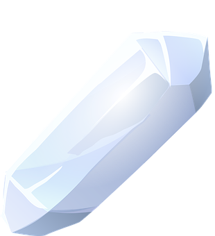 Shimmering Quartz Crystal Illustration PNG