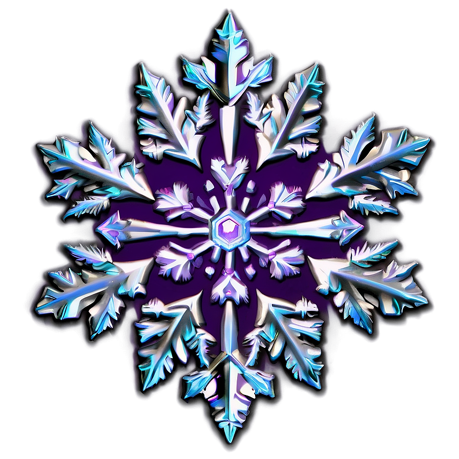 Shimmering Snowflake Emblem Png Rka PNG