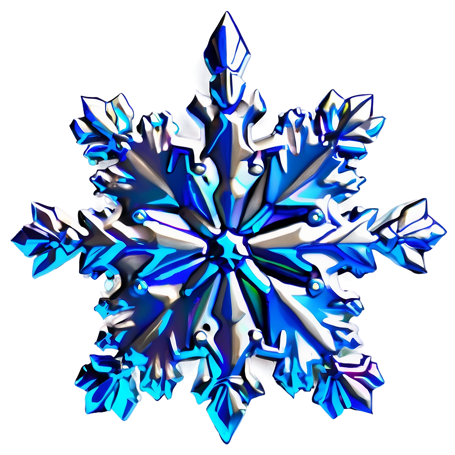 Shimmering Snowflake Emblem Png Wrk PNG