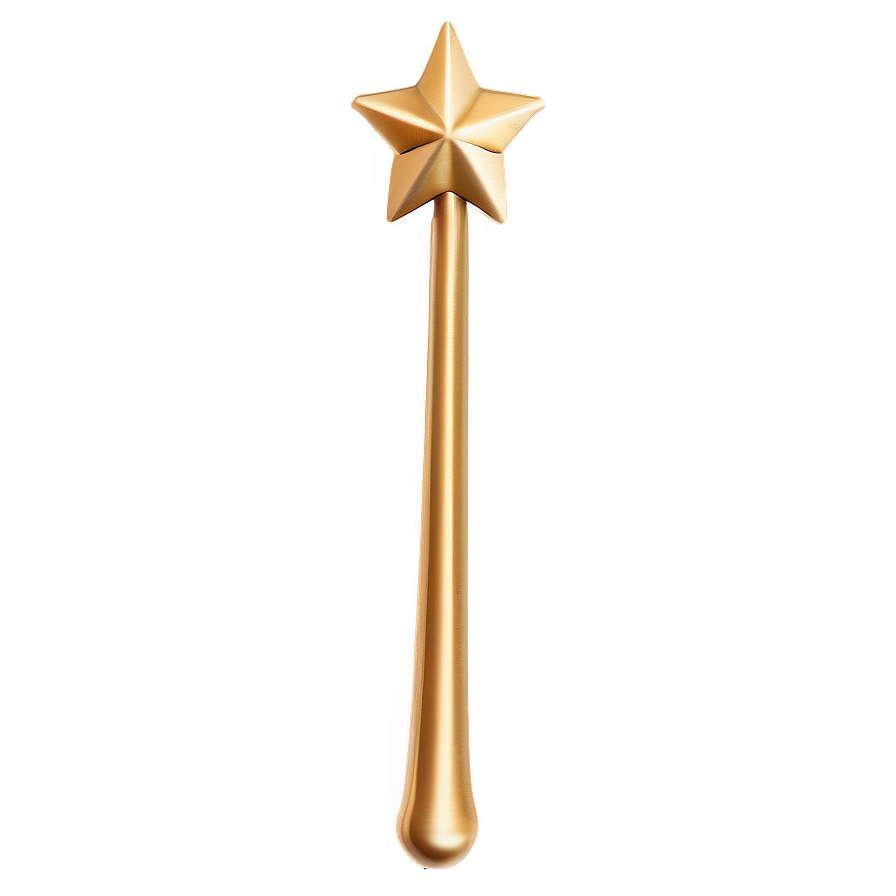 Shimmering Star Wand Png Akv30 PNG