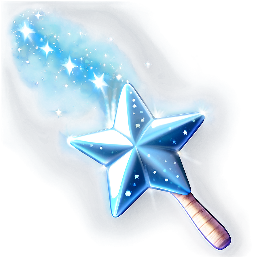 Shimmering Star Wand Png Mpk20 PNG