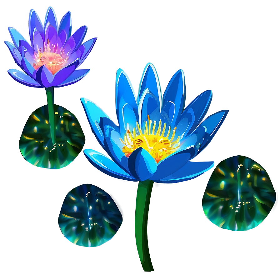 Shimmering Water Lily Png Swv PNG