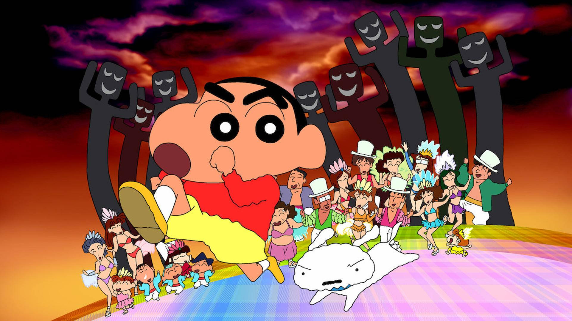 Shin Chan And Monster Shadows Picture