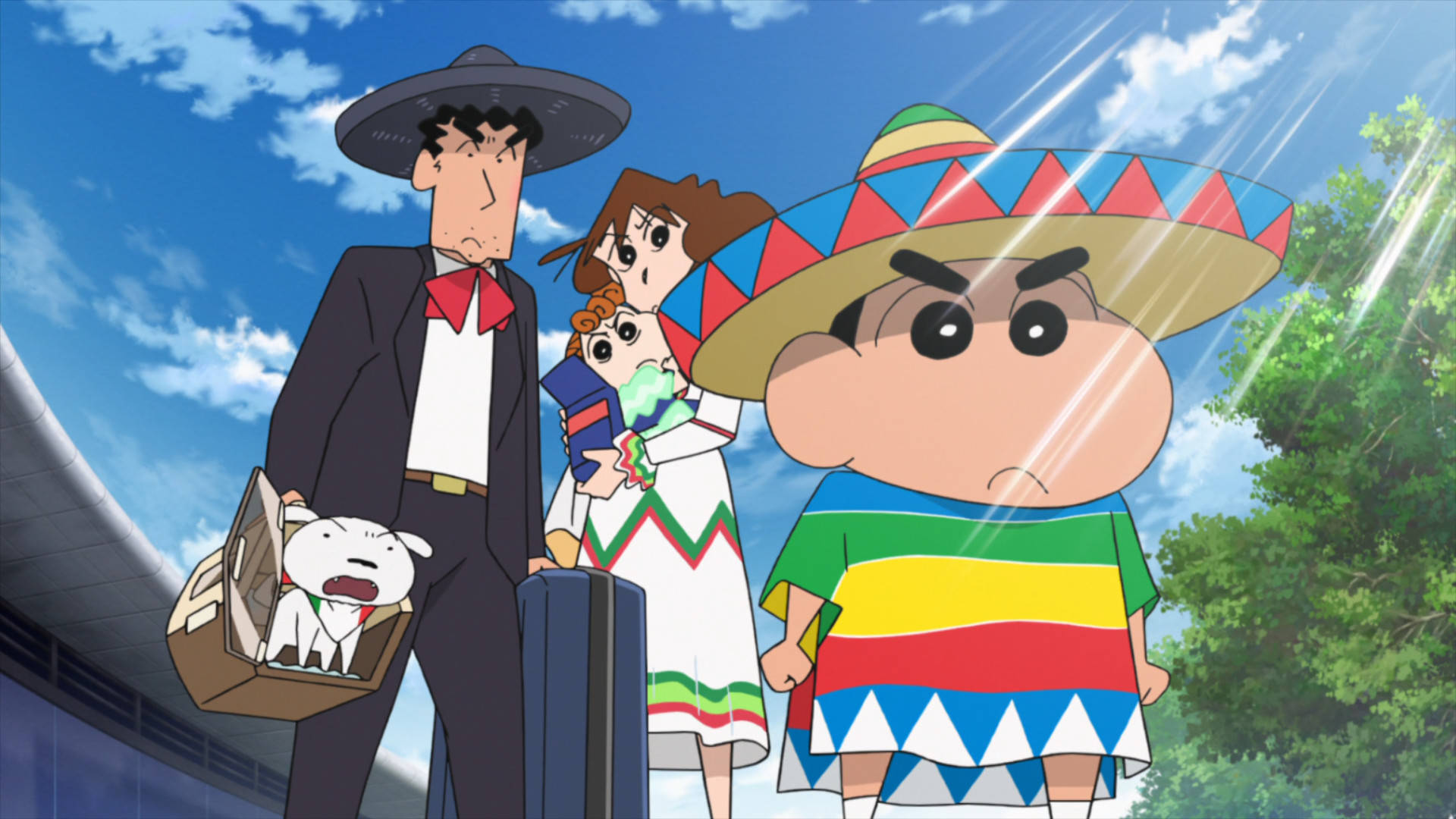 Shin Chan Mexican Hat Picture