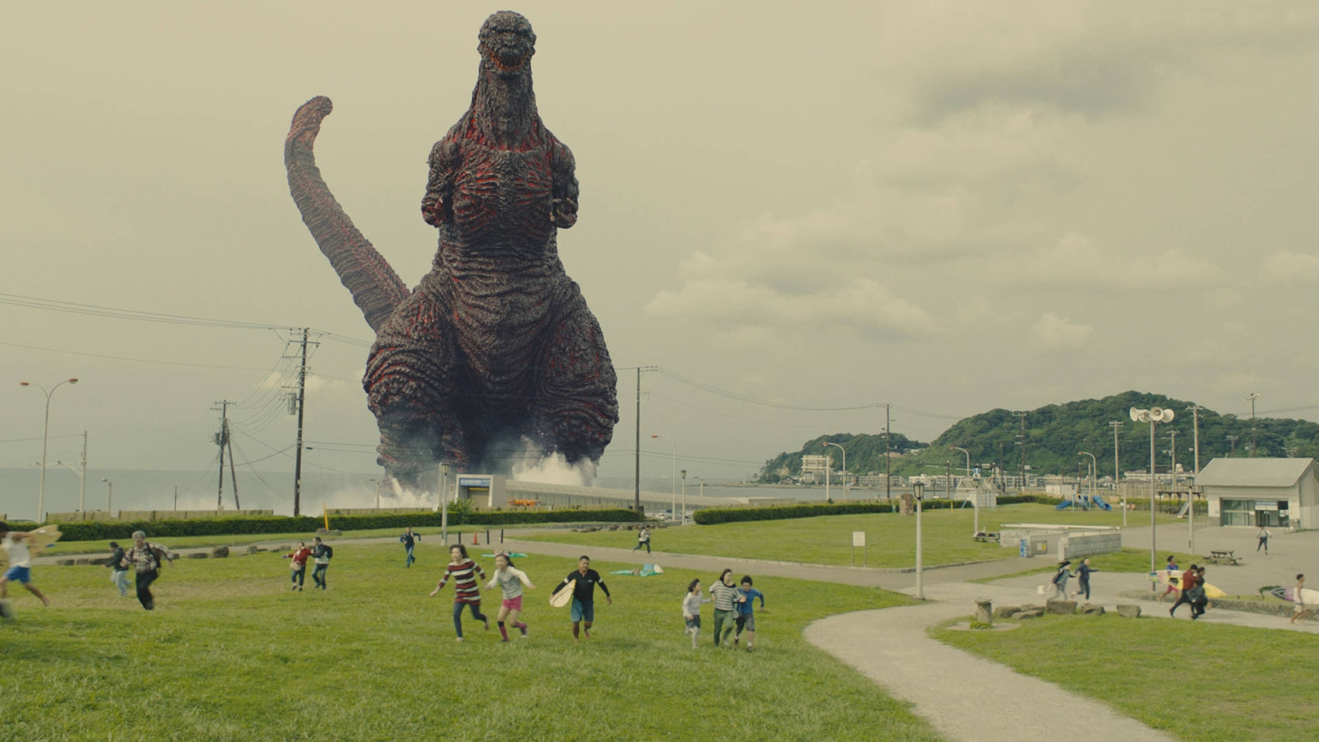 Capturade Tela Do Filme Shin Godzilla De 2016. Papel de Parede
