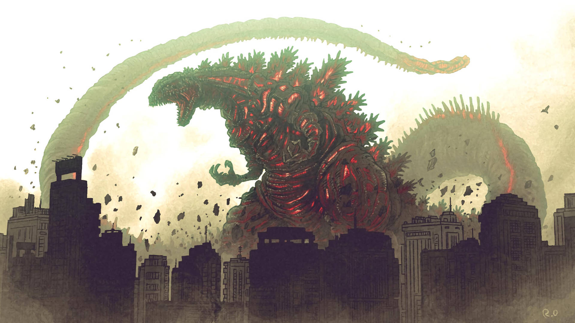 Godzilla 3072 X 1728 Wallpaper