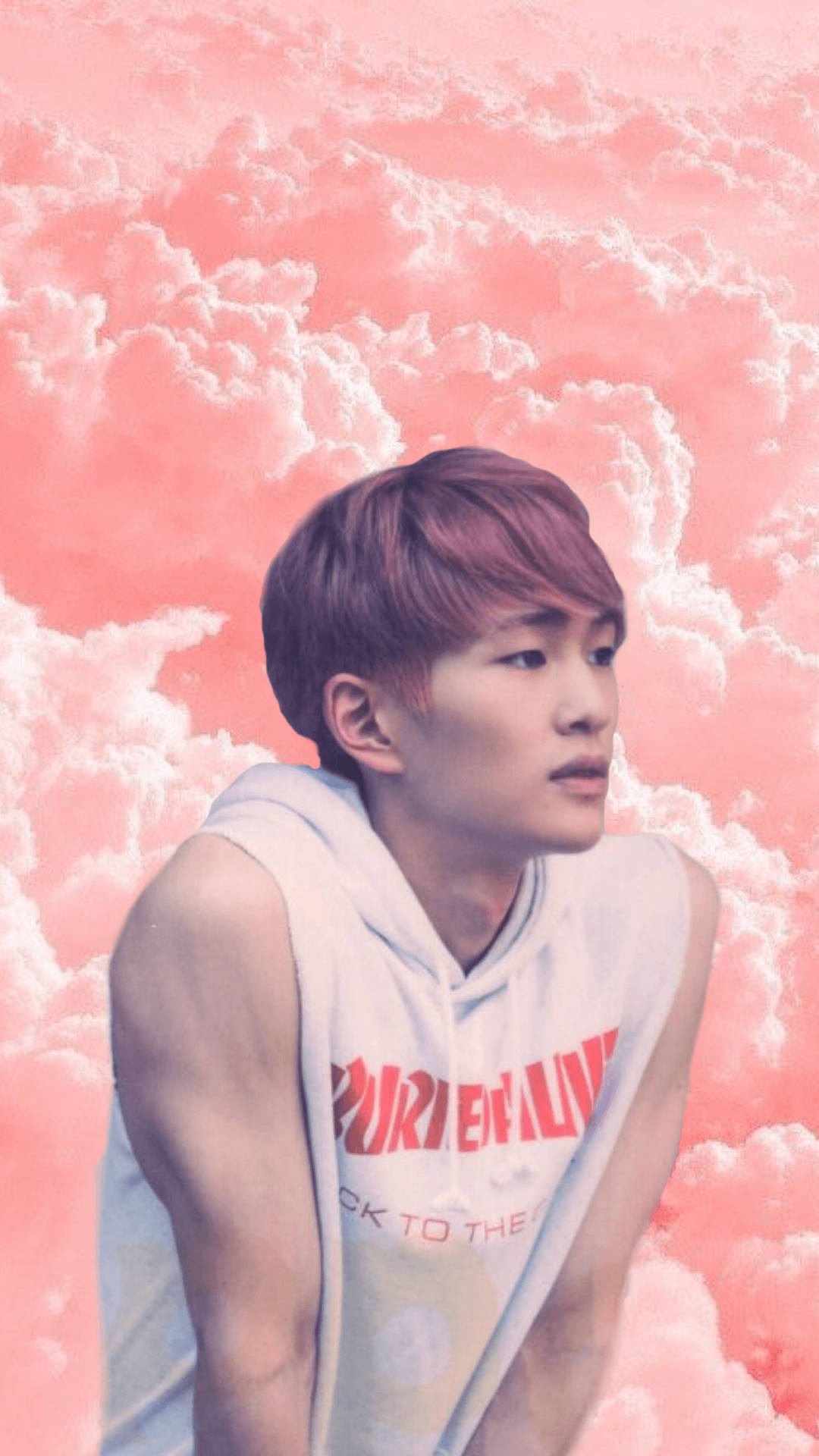 Shinee Onew Pink Clouds
