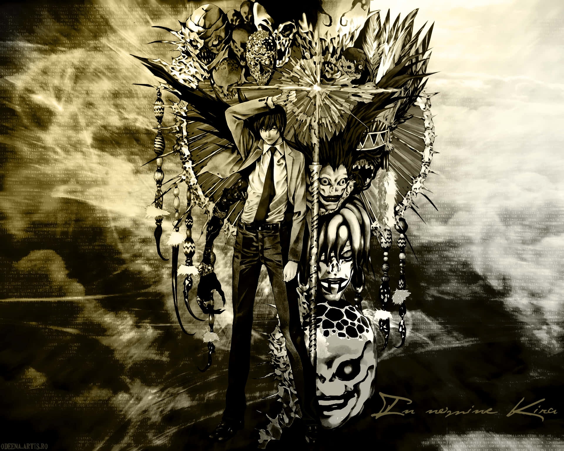 Shinigami, en Grimm Reapern af Døden. Wallpaper