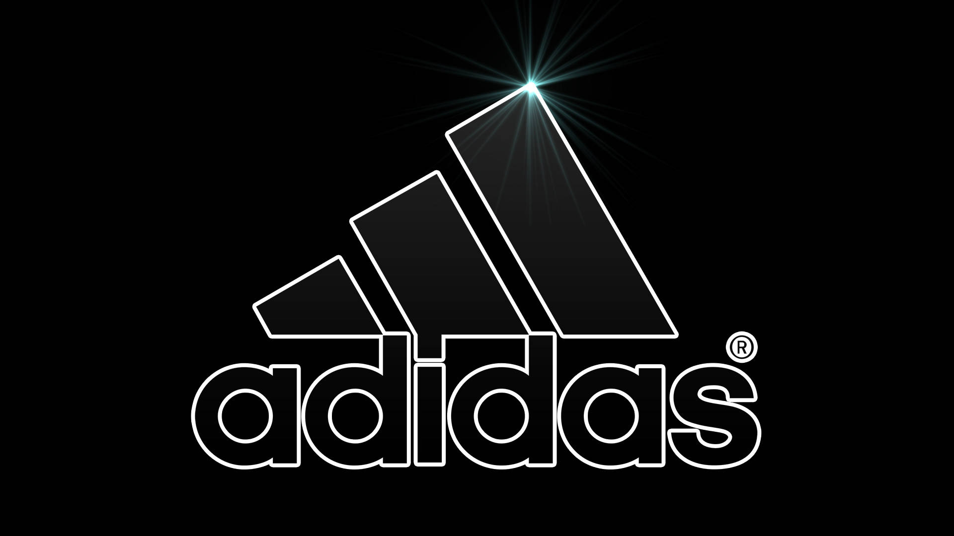 Shining Adidas Logo wallpaper