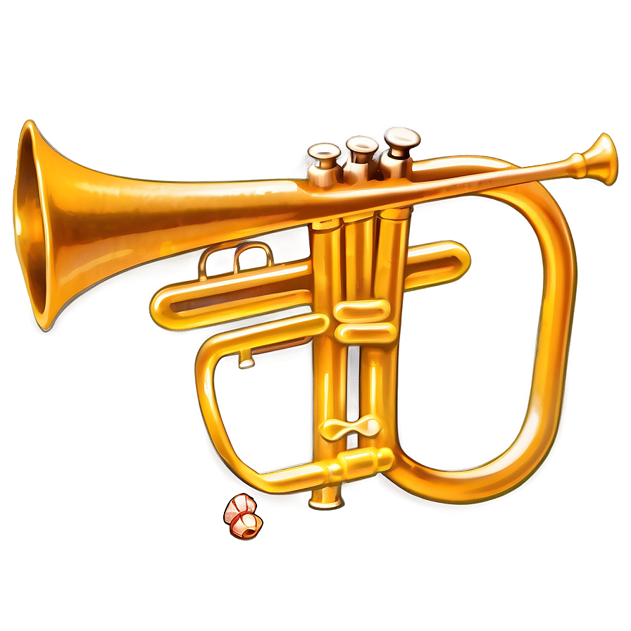 Shining Brass Trumpet Png 05242024 PNG