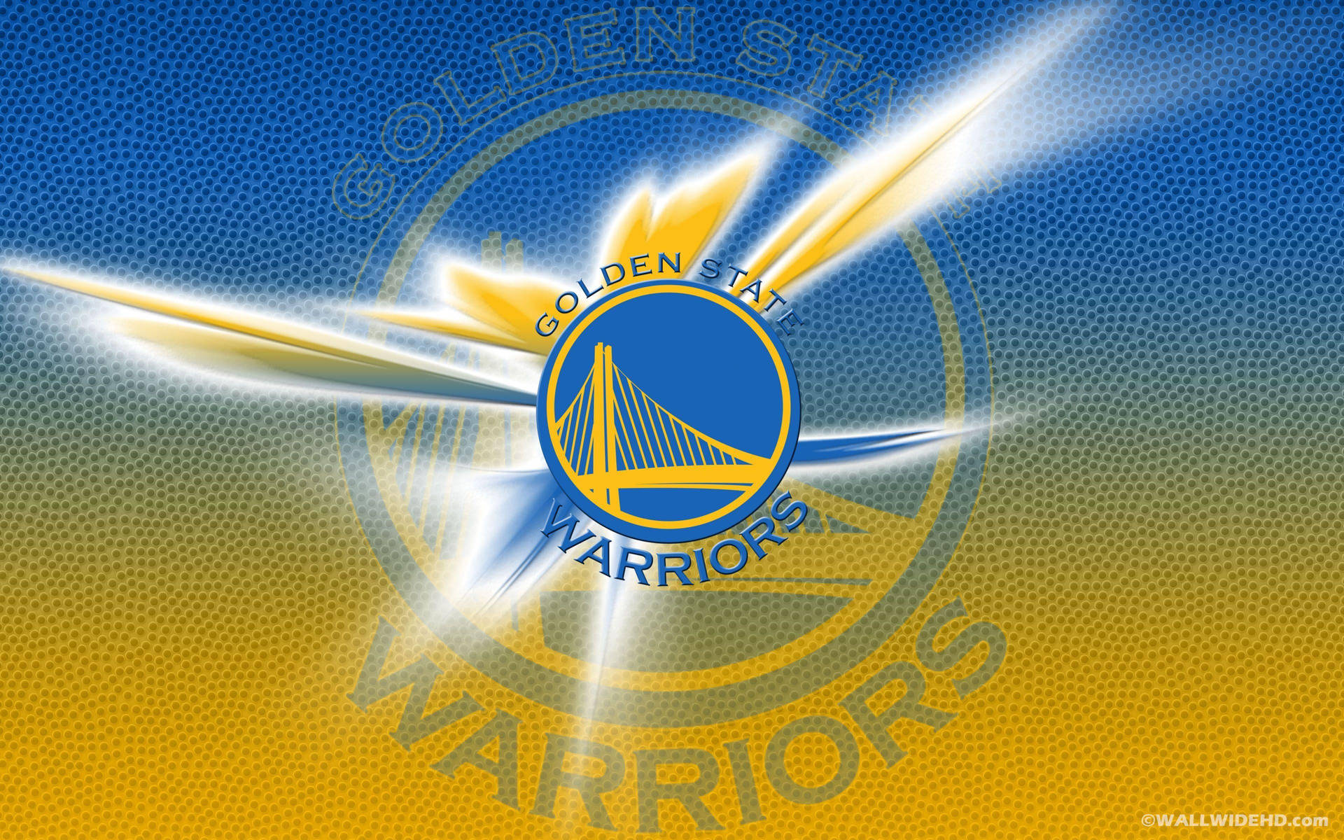 Shining Golden State Warriors Logo Wallpaper