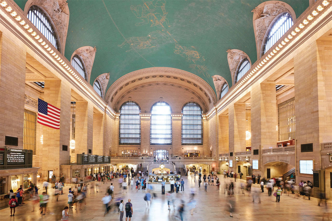 Skinnende Grand Central Station scenarie Wallpaper