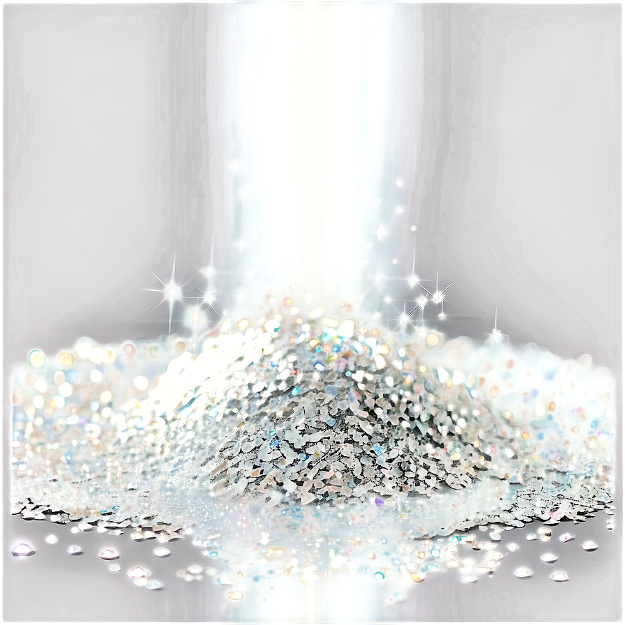 Shining Silver Glitter Png 85 PNG