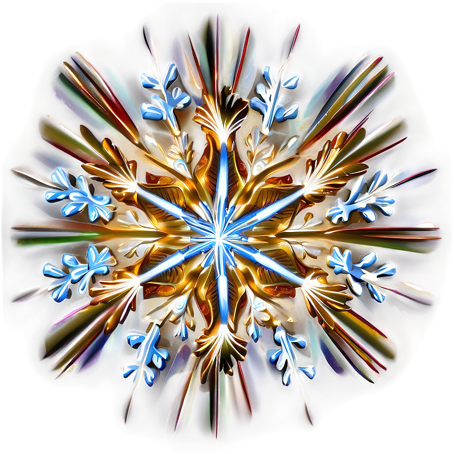 Shining Snowflake Png 06252024 PNG