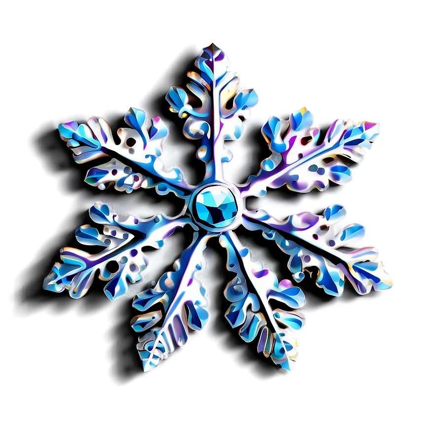 Shining Snowflake Png 06252024 PNG