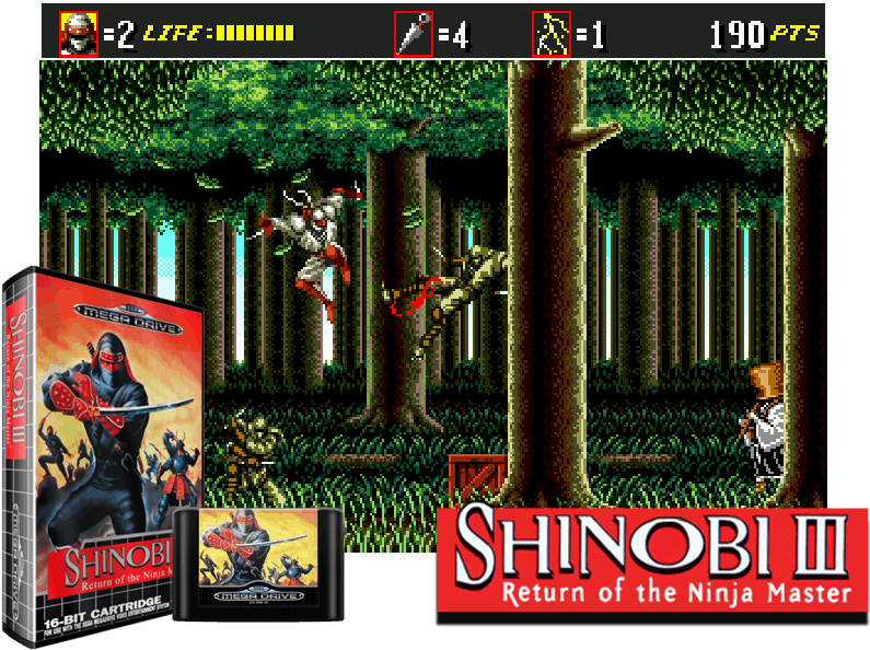 Shinobi I I I Returnofthe Ninja Master Gameplay PNG