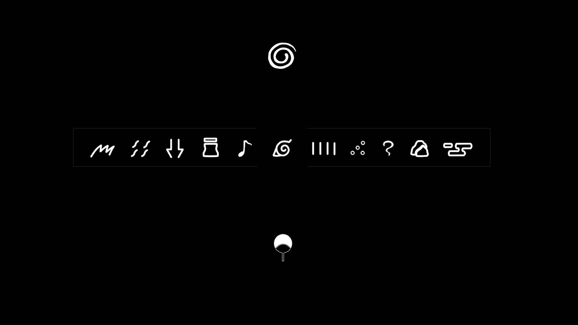 Símbolode Las Naciones Shinobi Para Laptop De Naruto. Fondo de pantalla
