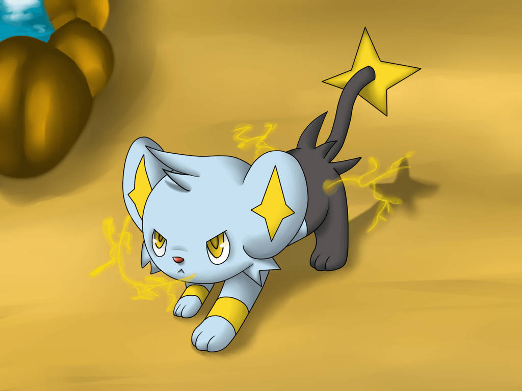 Shinx With Bolts Wallpaper