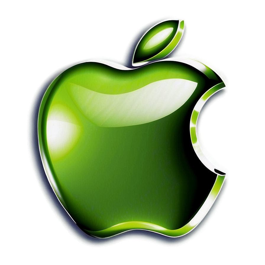 Shiny Apple Logo Artwork Png 05232024 PNG