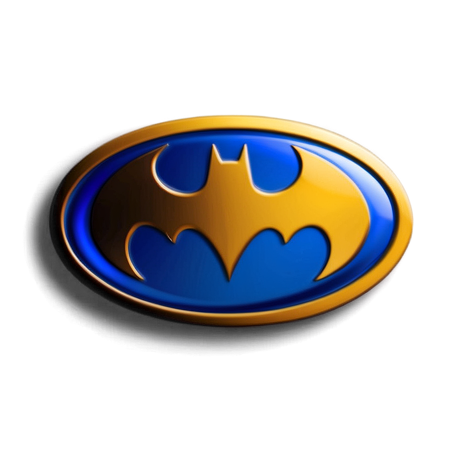 Shiny Batman Logo Png 05042024 PNG