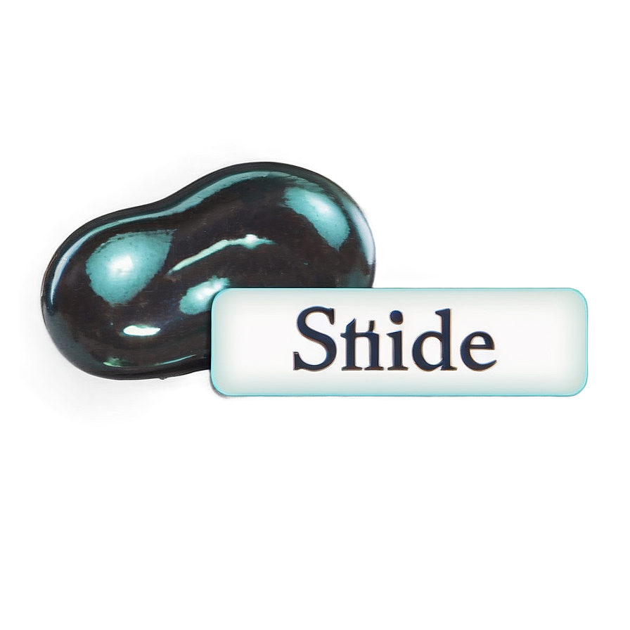 Shiny Beanwith Label PNG