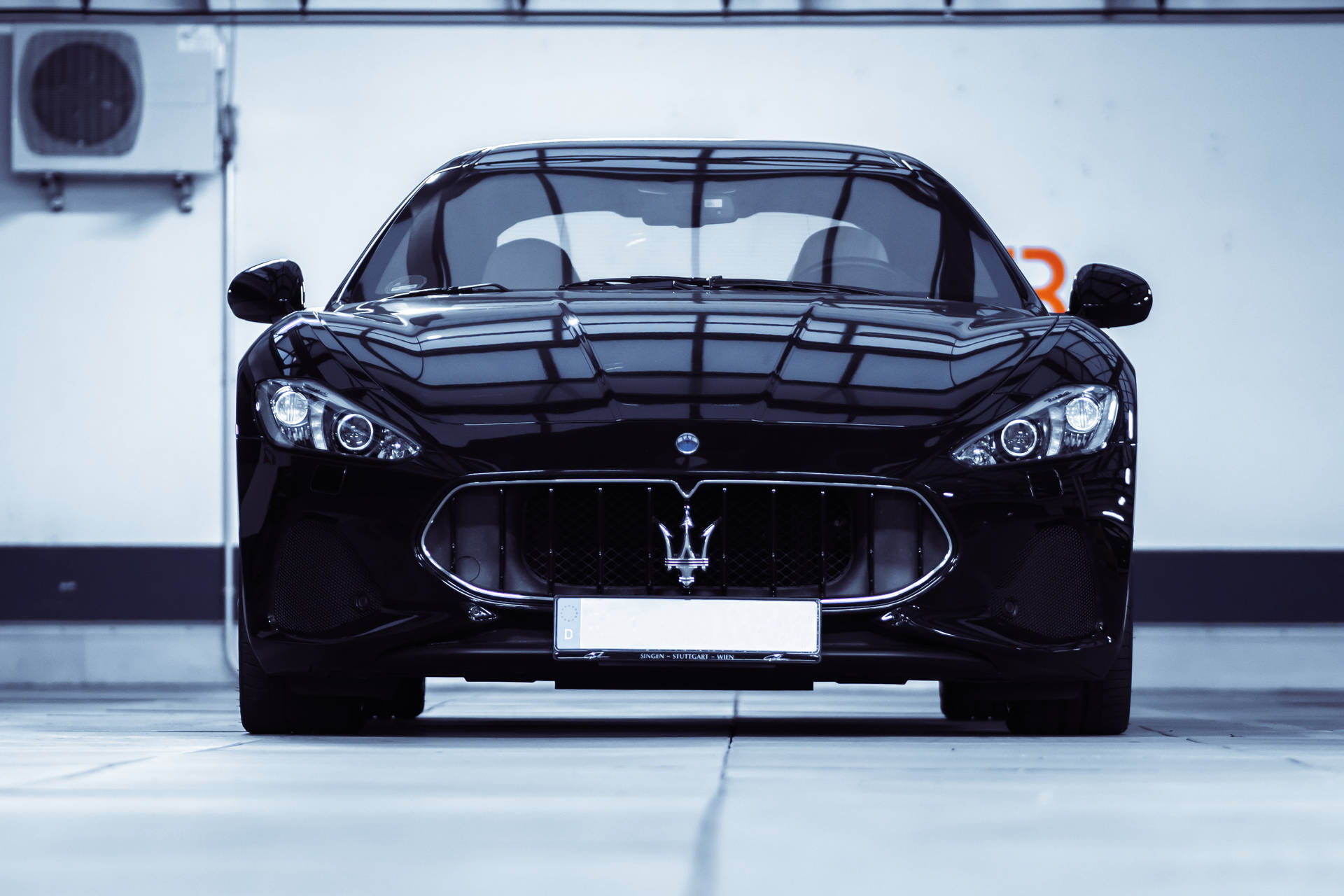 Shiny Black Maserati