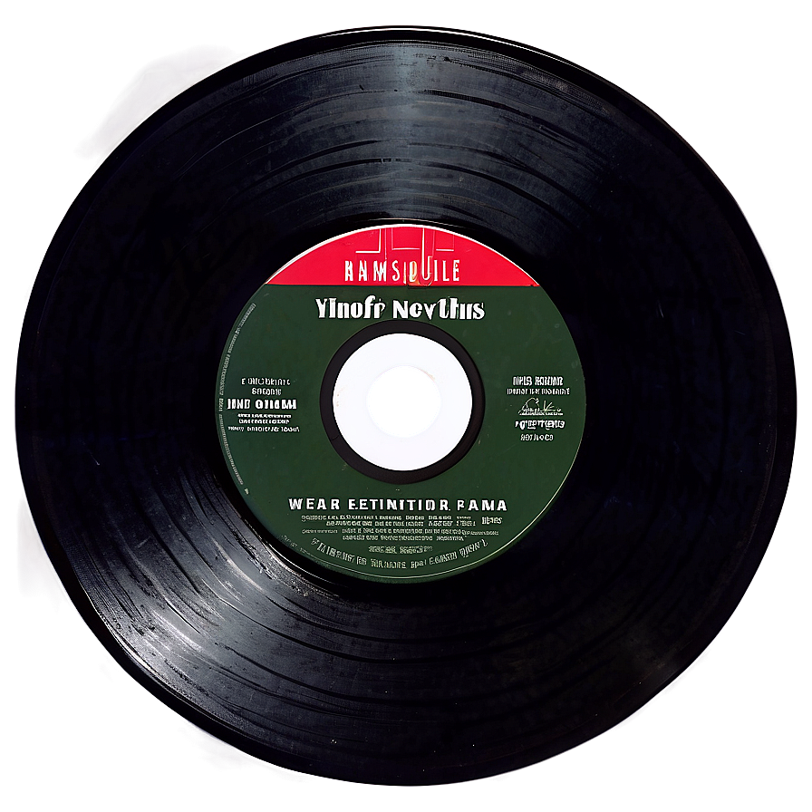 Download Shiny Black Vinyl Record Png 05242024