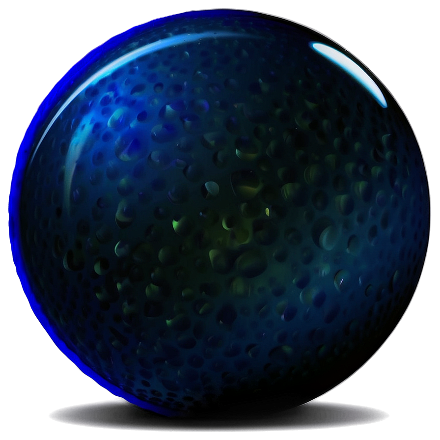 Shiny Blue Ball Png 06132024 PNG