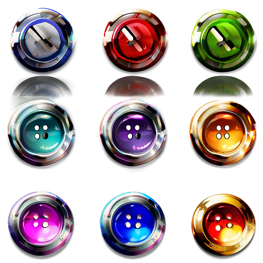 Shiny Buttons Collection Png 70 PNG