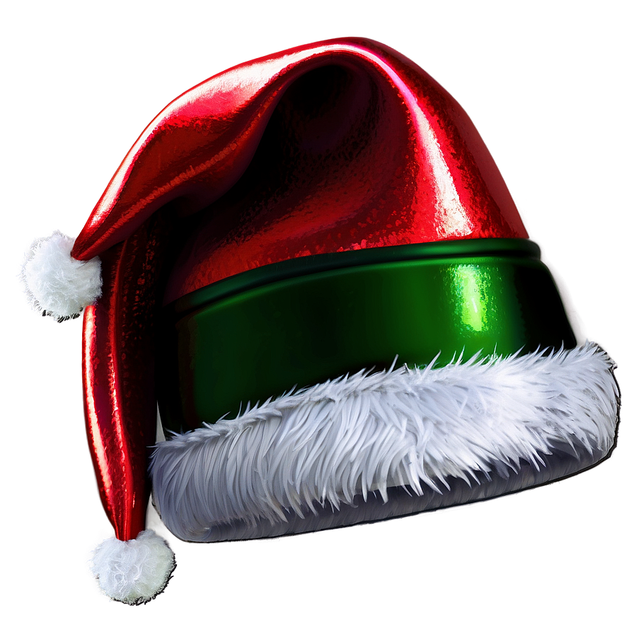 Shiny Christmas Hat Png 04292024 PNG