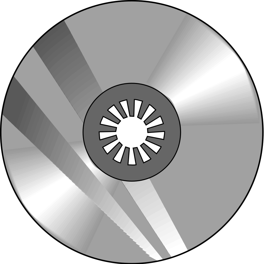 Shiny Compact Disc Graphic PNG