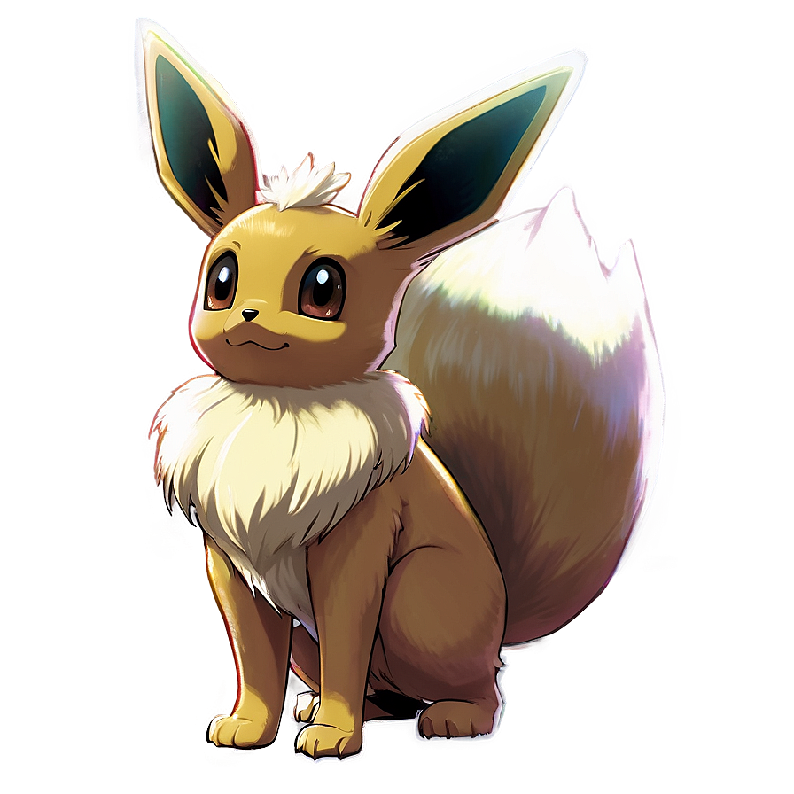 Download Shiny Eevee Encounter Png Qny74 | Wallpapers.com