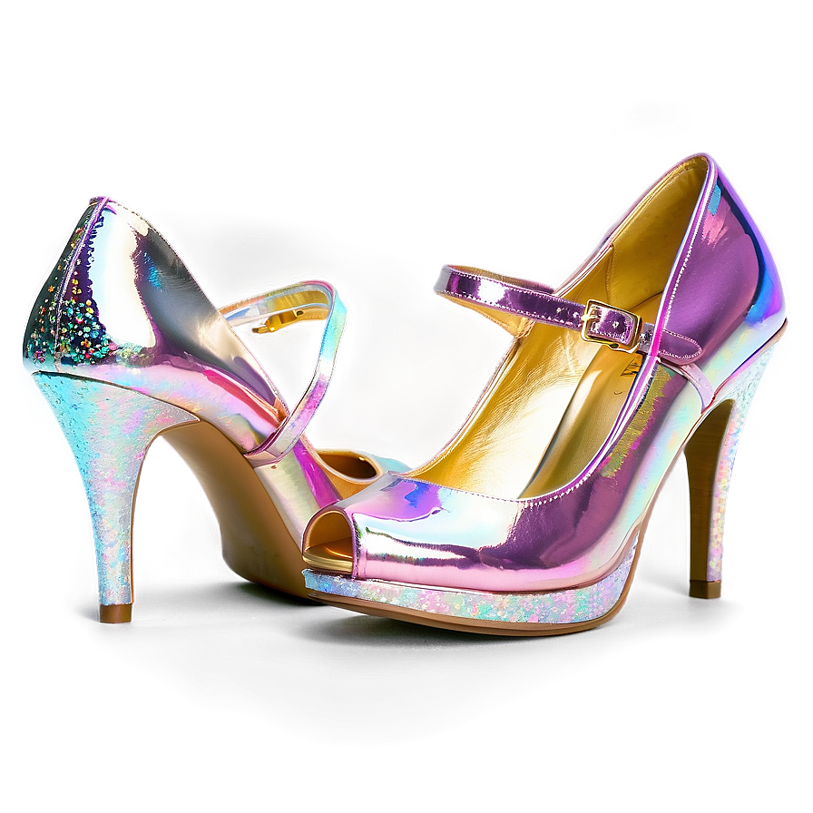 Shiny Glitter Heels Png Bdf PNG