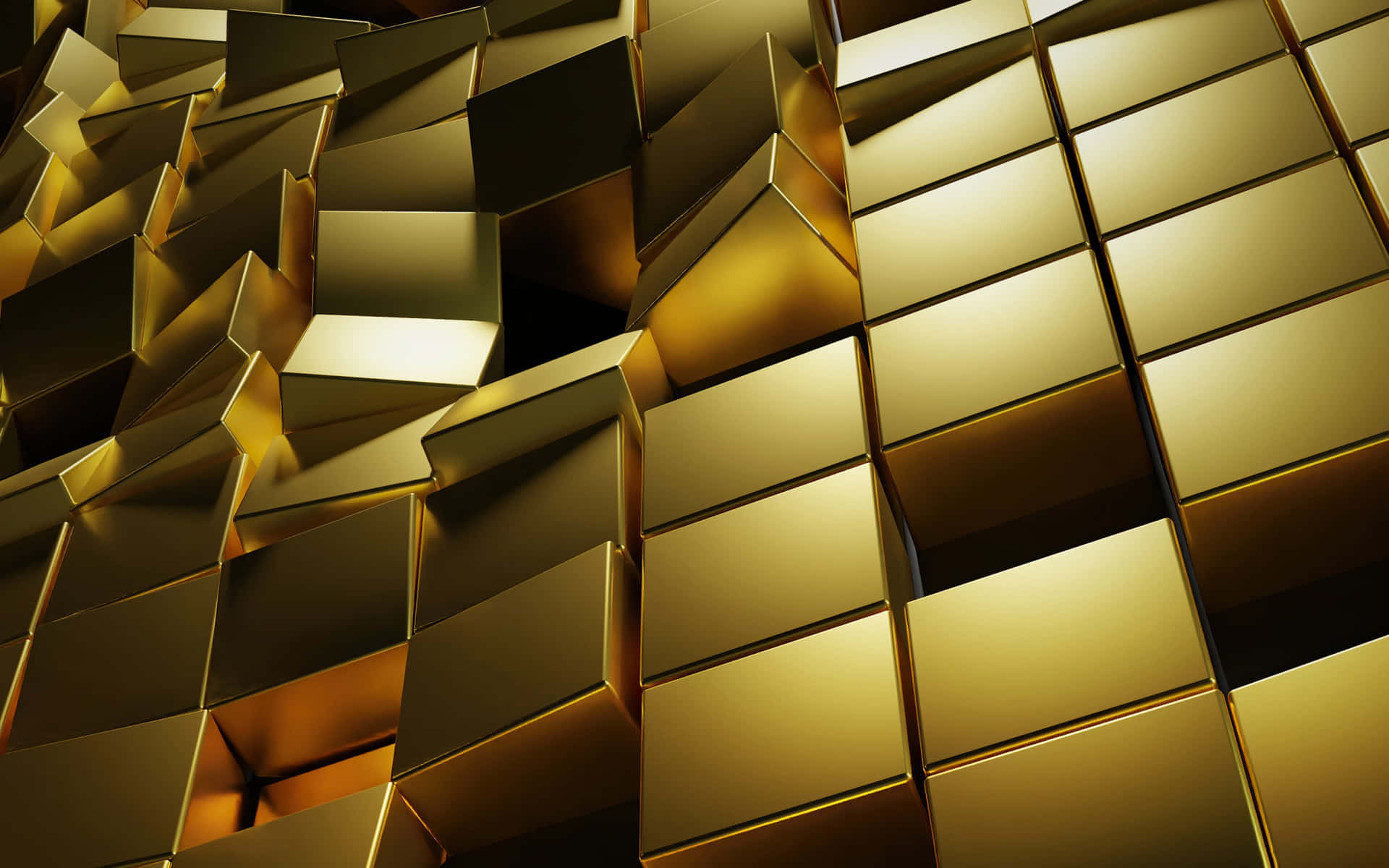Shiny Gold Glittering Abstract Background