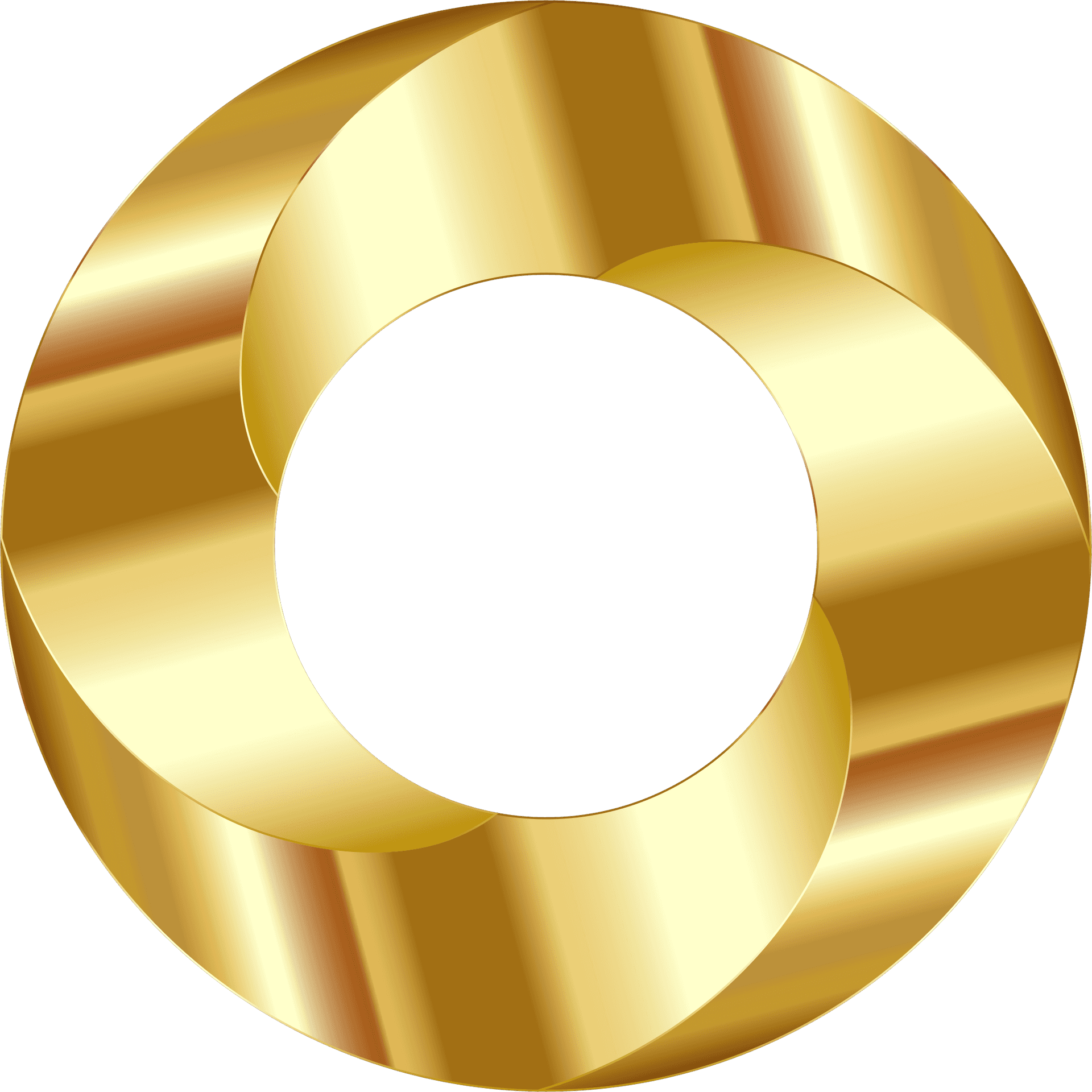 Shiny Gold Circle Graphic PNG
