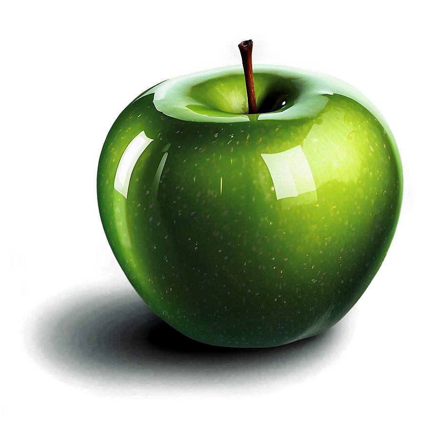 Shiny Green Apple Png 05062024 PNG