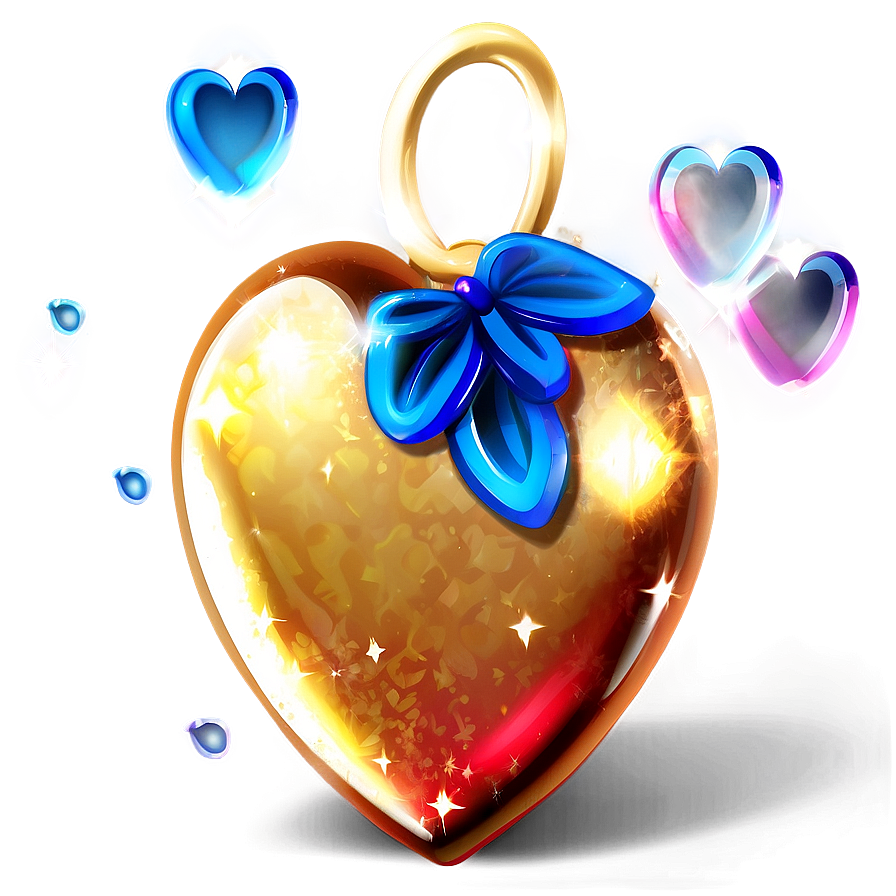 Shiny Heart Clipart Asset Png 42 PNG