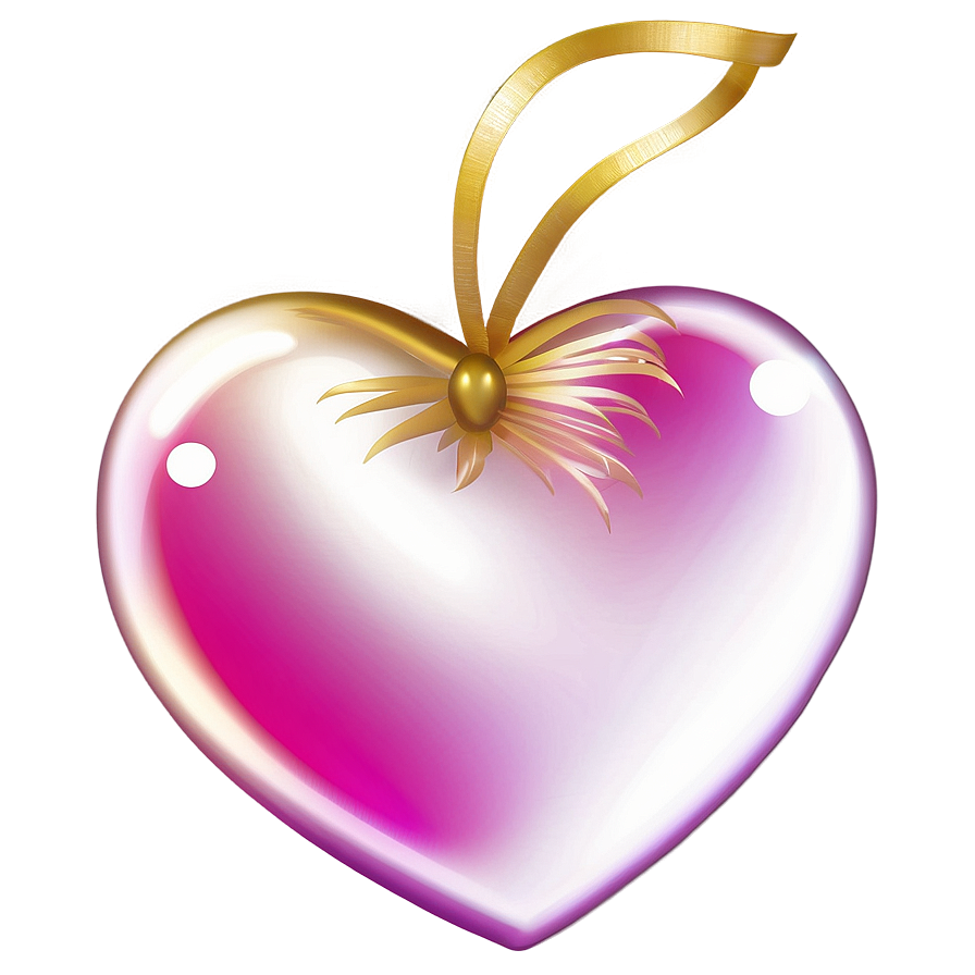 Shiny Heart Clipart Png 06132024 PNG