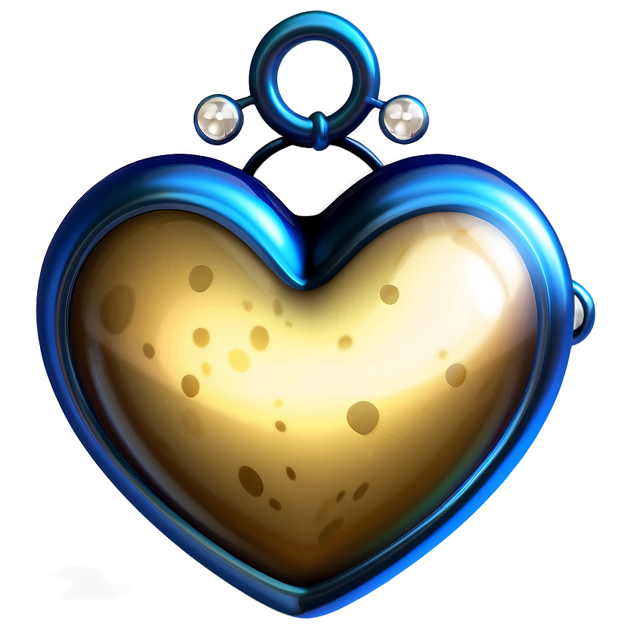 Shiny Heart Decoration Png D PNG