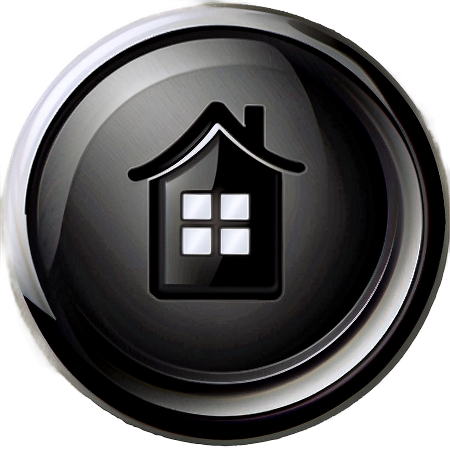 Shiny Home Button Png 06132024 PNG