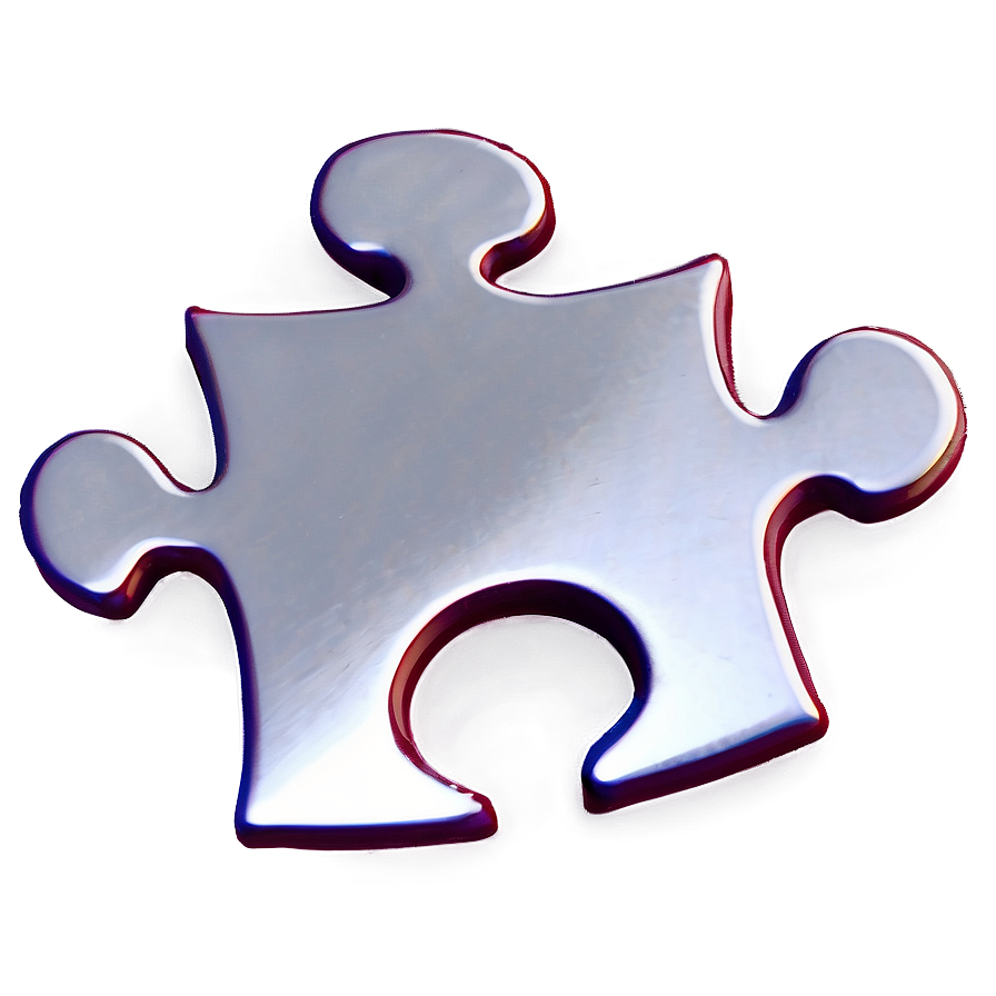 Shiny Jigsaw Piece Png 06112024 PNG