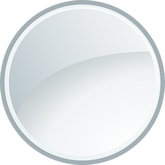 Shiny Metallic Circle Icon PNG