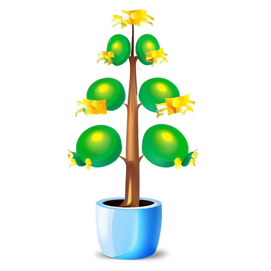 Shiny Money Tree Icon Png Xeg97 PNG