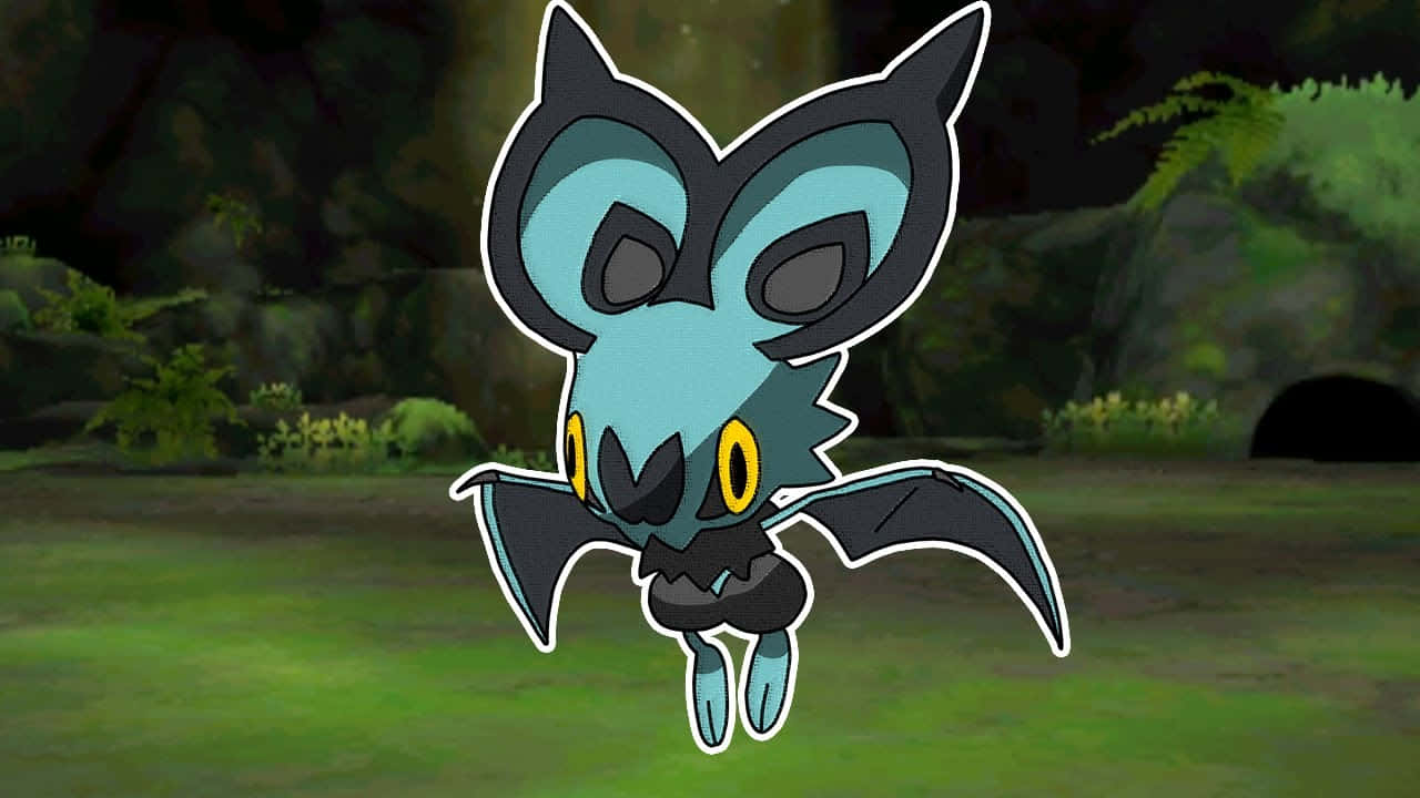Shiny Noibat In Grassy Forest Picture