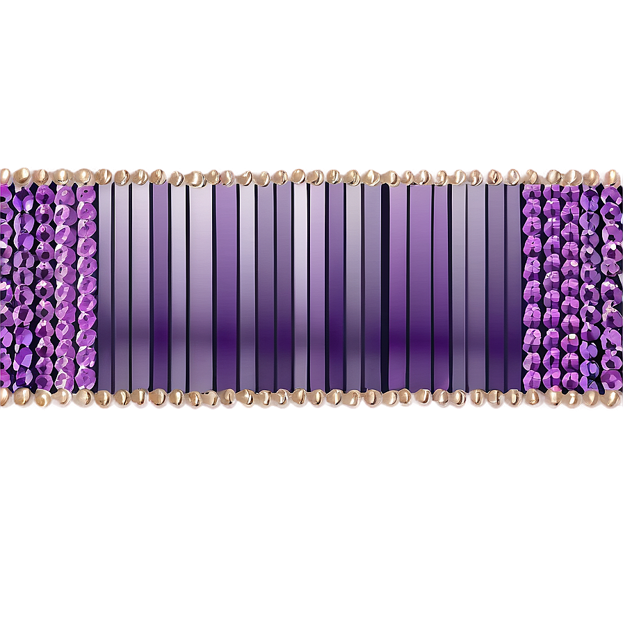 Shiny Purple Sequin Border Png 41 PNG