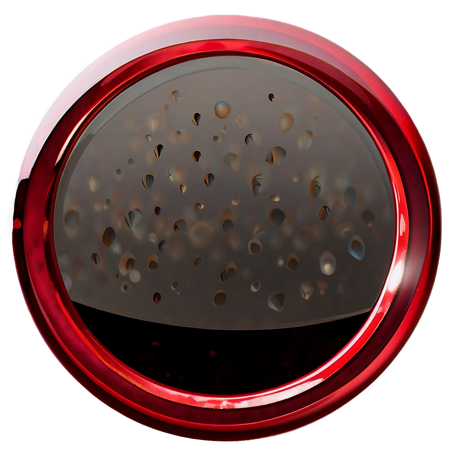 Shiny Red Circle Emblem Png Oig PNG